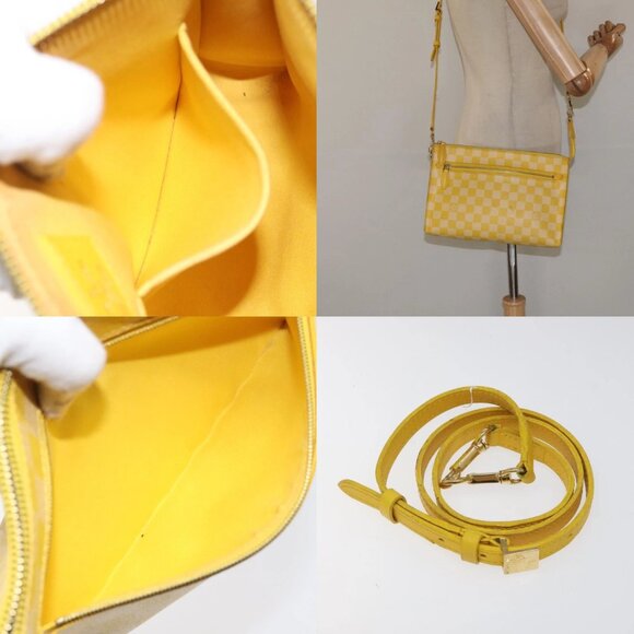 LOUIS VUITTON Damier Color Module Clutch Bag Mimosa N41311 LV Auth 123486 - Picture 15 of 16